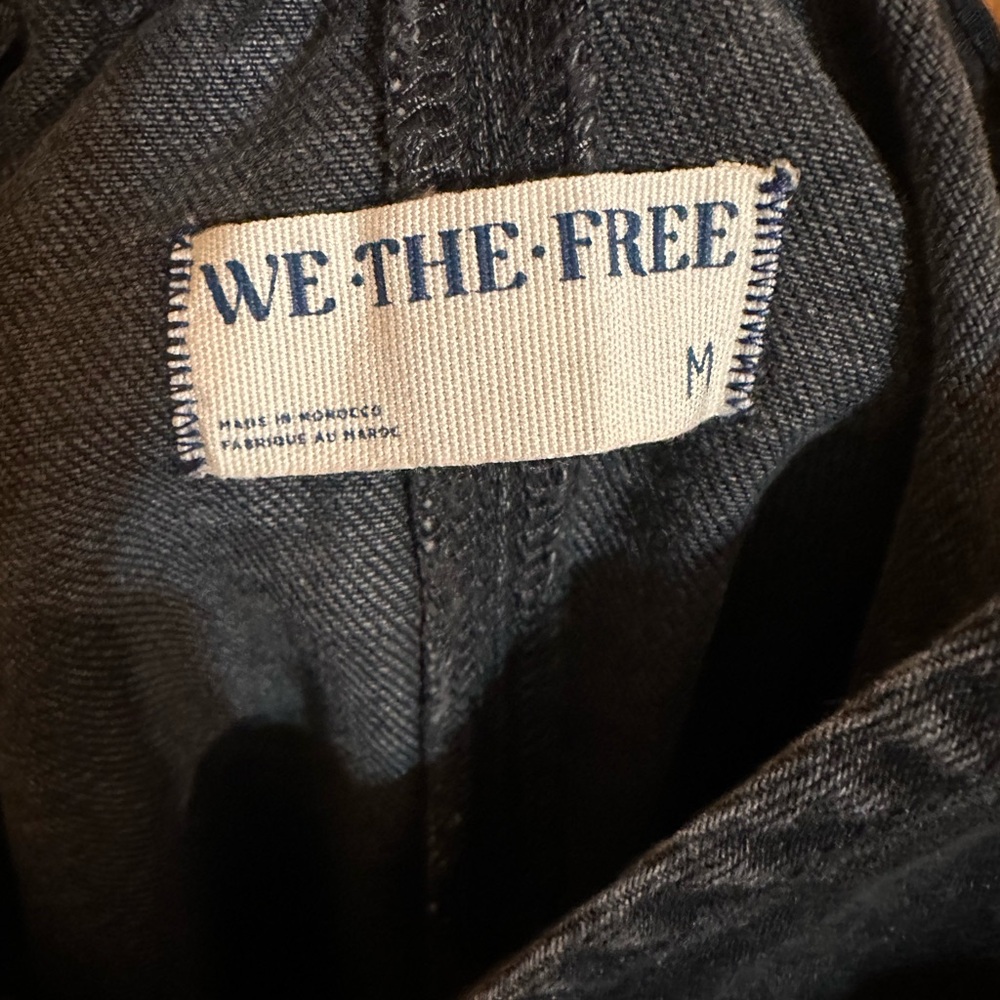Free People Black Denim Utility Jumpsuit - Picture 4 of 4